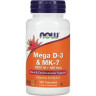 Витамин NOW FOODS МЕГА D35000 м.е+ МК-7 100мкг. NS*0386